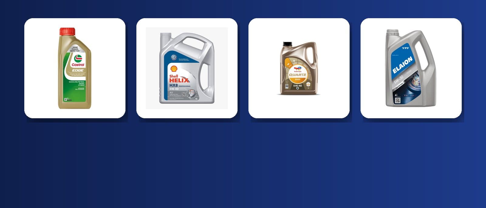 20% en aceites de motor