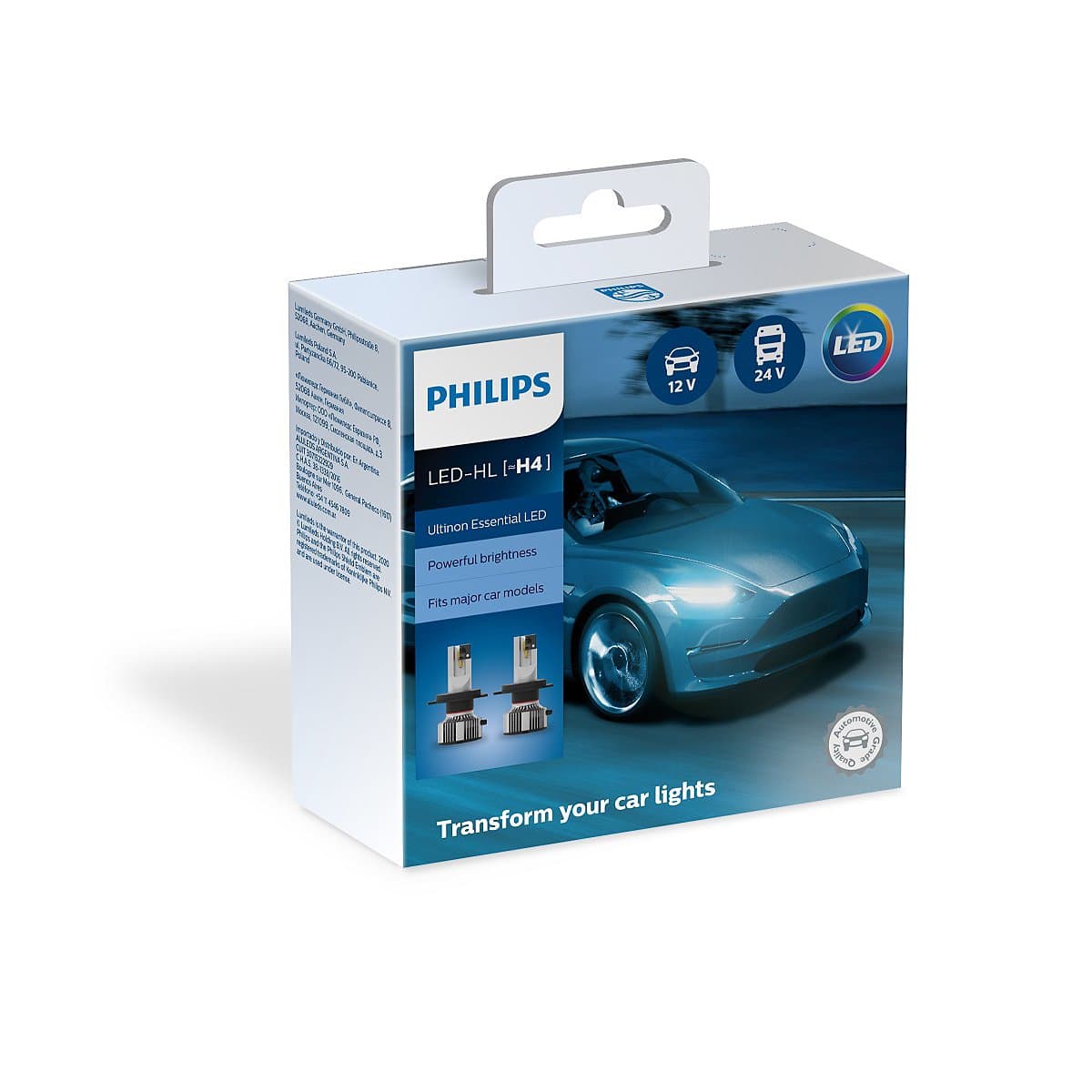 Lámparas LED Philips Ultinon Essential H4 11342UE2X2 (x2)