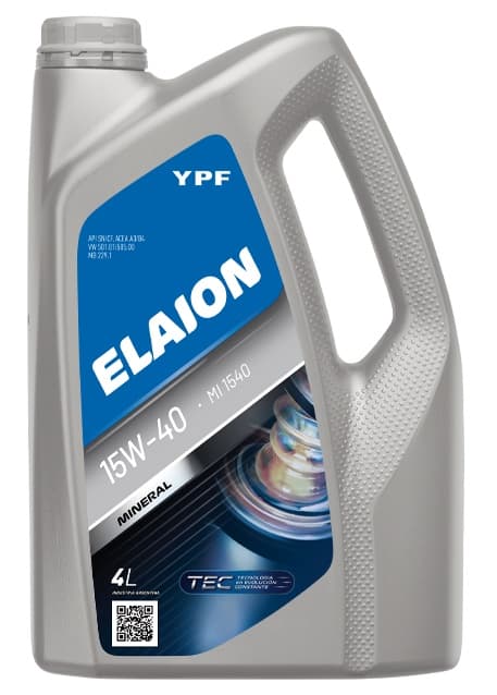Aceite YPF Elaion MI 1540 15W-40 4 L